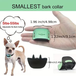 Gentle and Effective Anti-Bark Collar for Small and Medium Dogs - Stop Excessive Barking with Ease