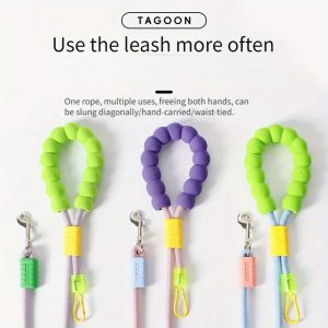 Versatile Dog Leash - Hands-Free, Waist & Crossbody, 6Ft Durable Nylon