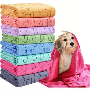 5pcs Ultra-Absorbent Quick-Dry Dog Towels