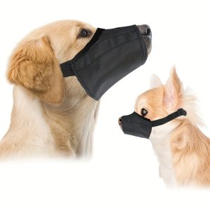 Soft Nylon Quick-Fit Dog Muzzle for Safe and Stress