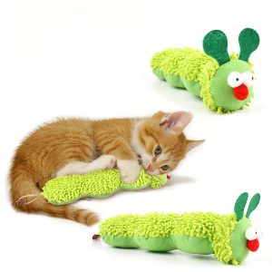 Interactive Plush Cat Toy Pillow - Soft, Durable & Battery-Free for Endless Fun and Exercise